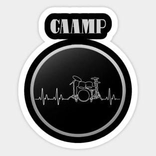 vintage caamp band Sticker